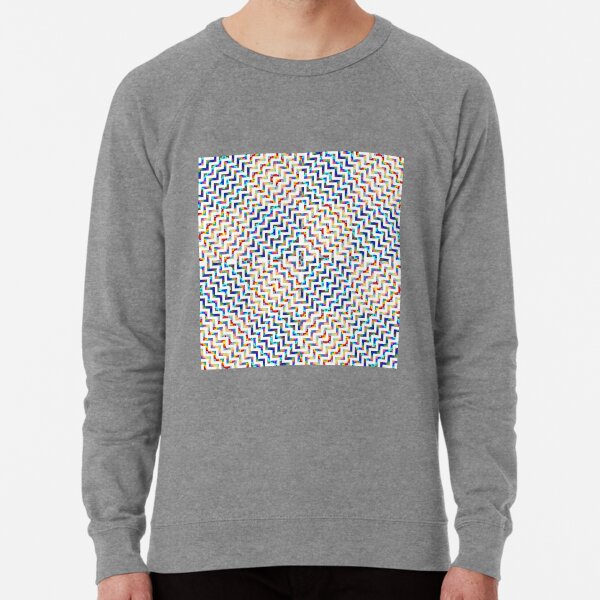 Psychedelic Hypnotic Visual Illusion Lightweight Sweatshirt
