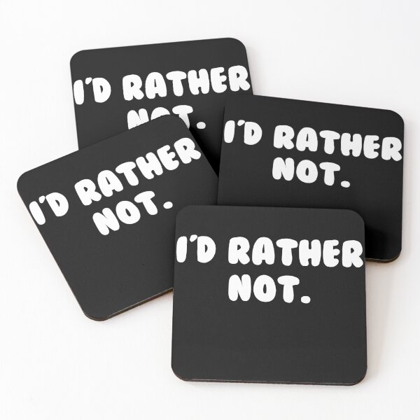 Item preview, I'd rather not. Sarcastic sticker design designed and sold by ScapegoatPrints.