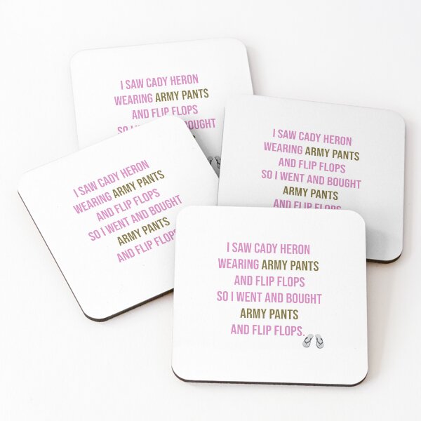 Item preview, Army Pants and Flip Flops - Mean Girls designed and sold by serendipitous08.
