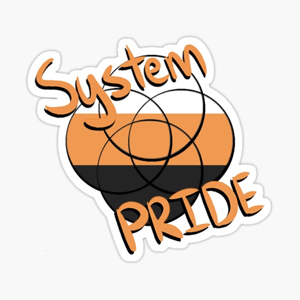 Item preview, System Pride "System Pride" Plural Emblem designed and sold by Silver Rings.