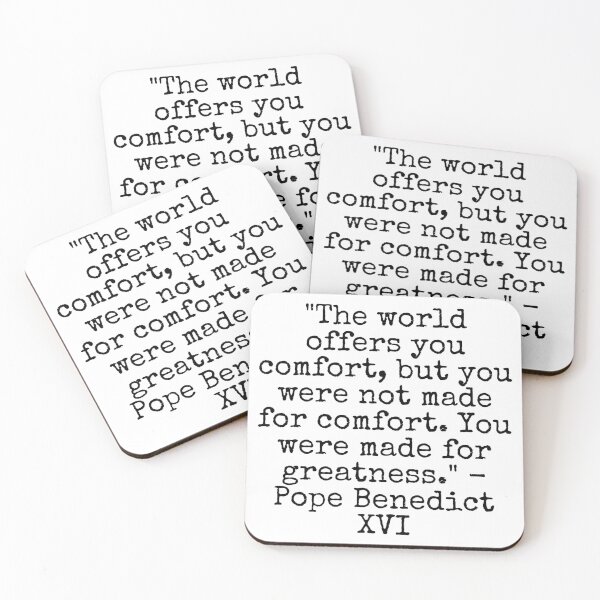 Item preview, Pope Benedict XVI quote designed and sold by Brooke Therese.