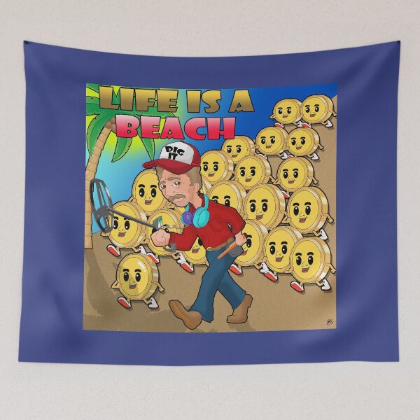 Item preview, Metal Detecting Life Is A Beach designed and sold by Lytebound.