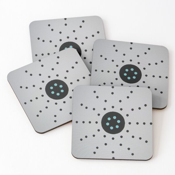 Item preview, Blue and Black Dots on White designed and sold by mary81.