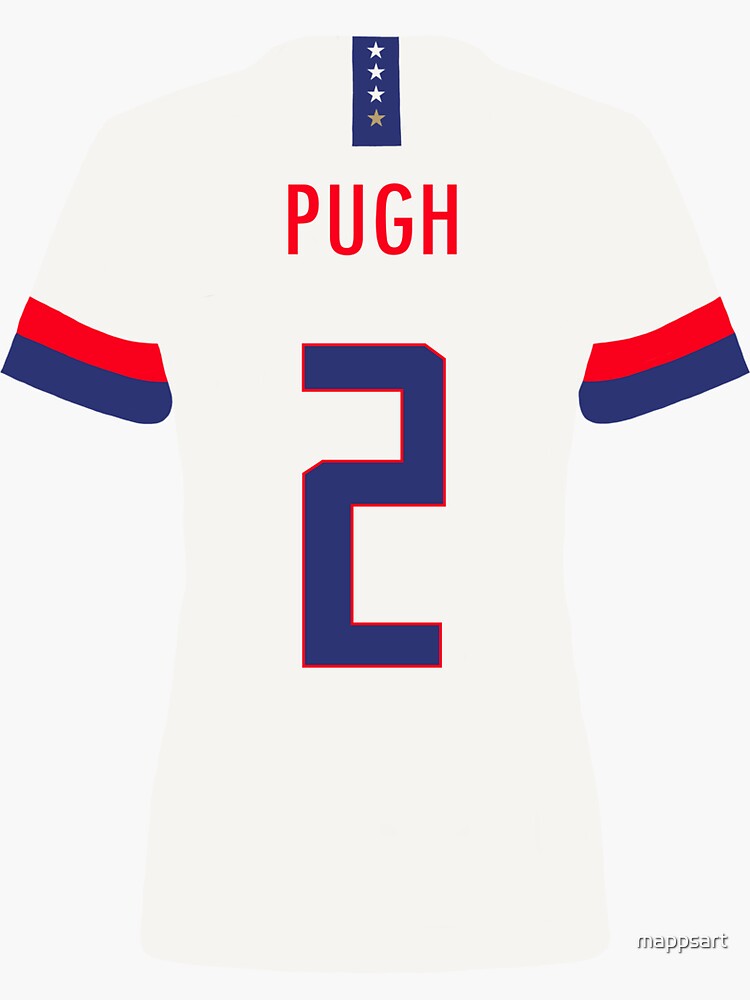 Mallory Pugh USWNT Jersey Sticker for Sale by mappsart