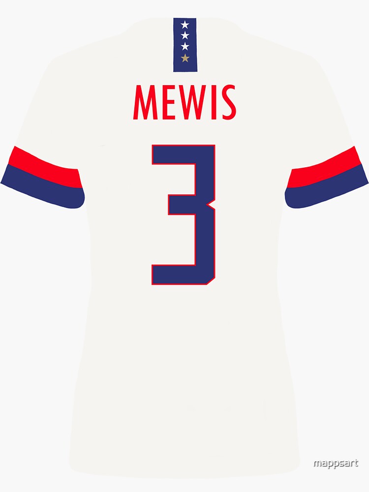 Sam Mewis Red USWNT Jersey Poster for Sale by mappsart