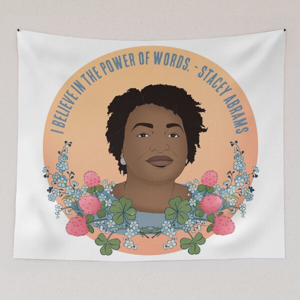Item preview, Stacey Abrams: I Believe In The Power Of Words designed and sold by fabfeminist.