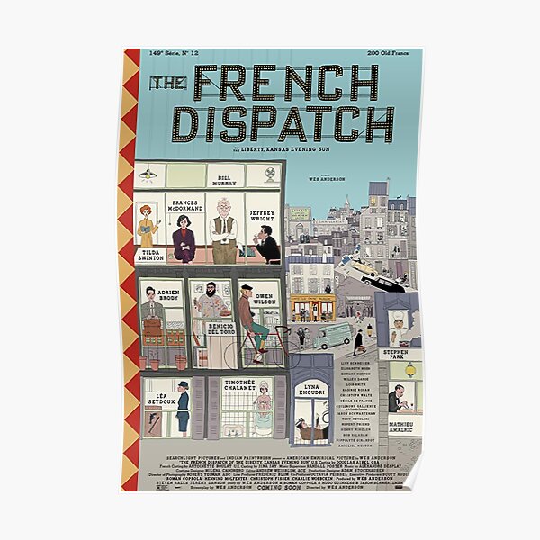 The French Dispatch (2020) Poster