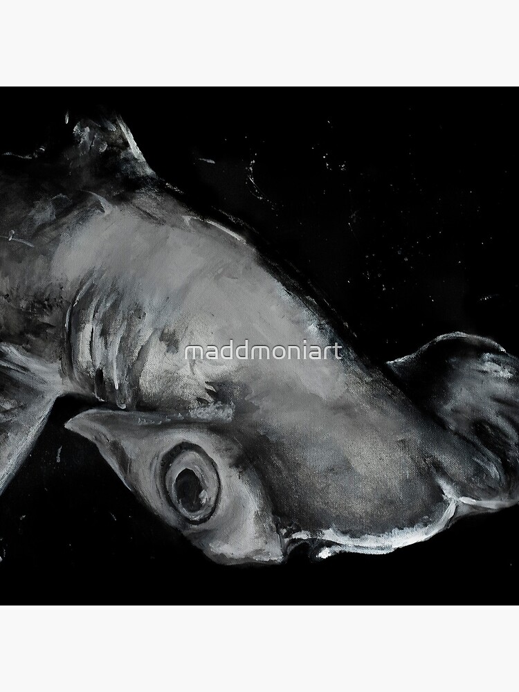 Hammerhead Shark Painting by maddmoniart