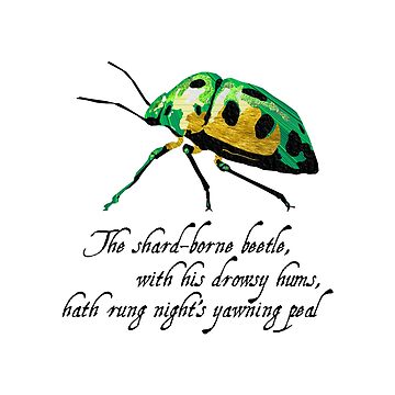 Beetle Shakespeare Quote Laudea Martin Laptop Skin