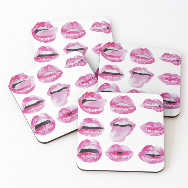 Item preview, Watercolor Lips Painting designed and sold by swillyart.