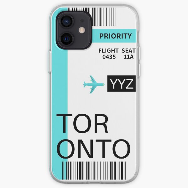 Pase de abordar de Toronto Funda blanda para iPhone