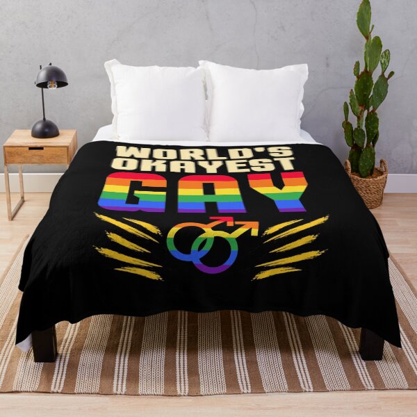 Item preview, Worlds Okayest Gay Gay Gift designed and sold by redshirtz.