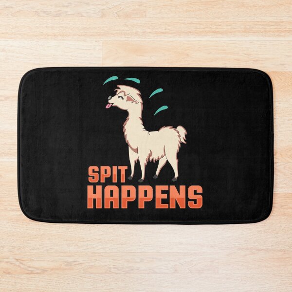 Item preview, Spit Happens Alpaca Lama spit animal fun gift designed and sold by redshirtz.