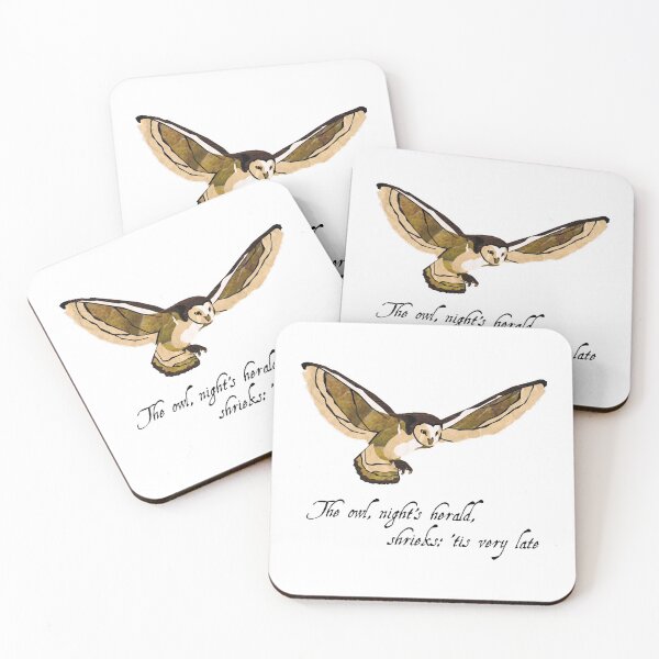 Item preview, Owl - Shakespeare Quote - Laudea Martin designed and sold by Laudea Martin.