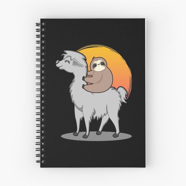 Item preview, Llama alpaca with sloth animal gift designed and sold by redshirtz.