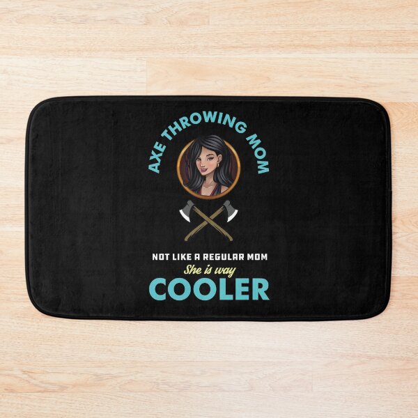 Item preview, Axe Throwing Mom Not Like A Regular Mom She Is Way Cooler Dark designed and sold by funnierthanthou.