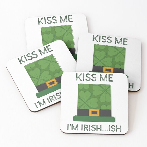 Item preview, Kiss Me I'm Irish...ish designed and sold by GrownFolkMotto.