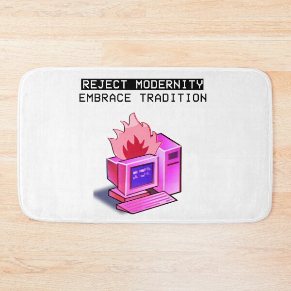 Item preview, Reject Modernity Embrace Tradition Vaporwave Computer designed and sold by Joepseudo.