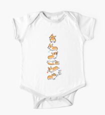 Cutie Corgis Short Sleeve Baby One-Piece