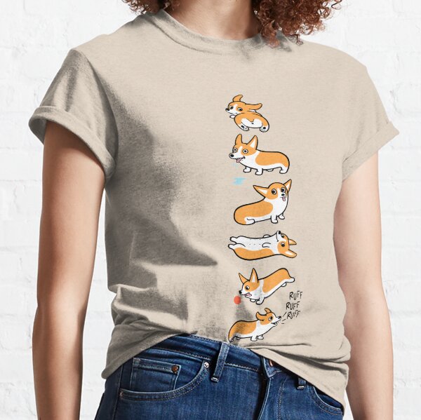 Cutie Corgis Camiseta clásica