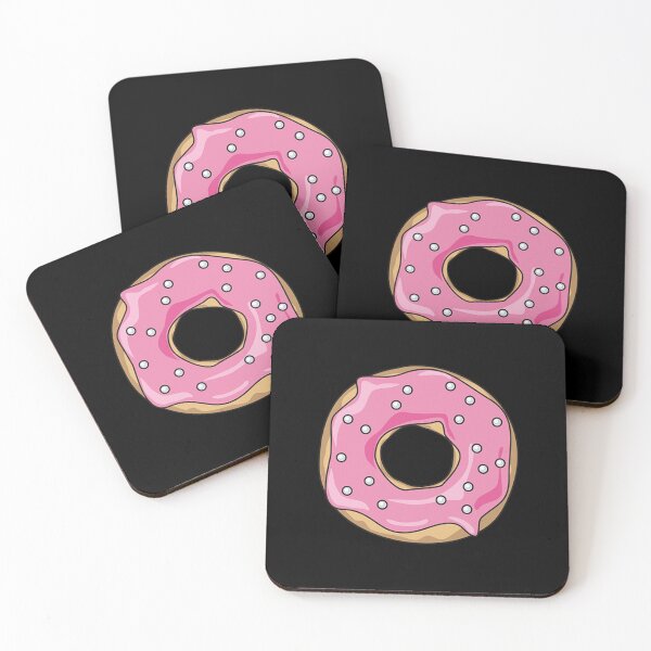 Item preview, Donut candy pink icing food gift designed and sold by redshirtz.
