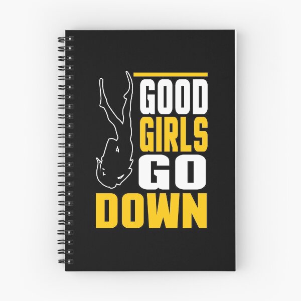 Item preview, Good girls go down diver women dive gift designed and sold by redshirtz.