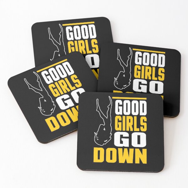 Item preview, Good girls go down diver women dive gift designed and sold by redshirtz.