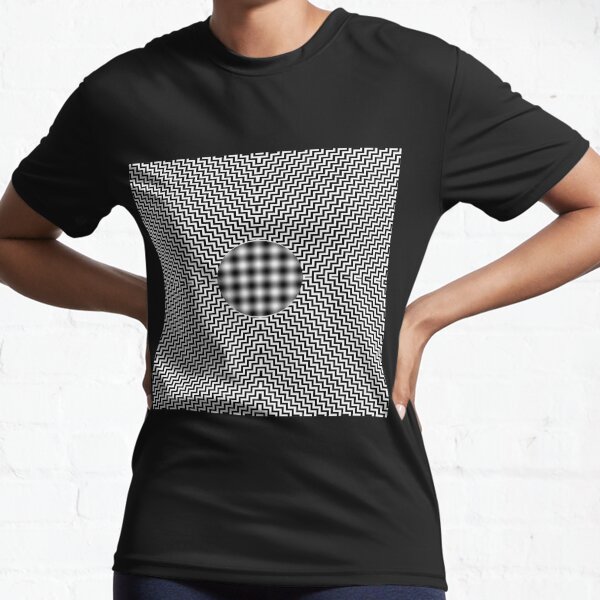 Psychedelic Hypnotic Visual Illusion Active T-Shirt