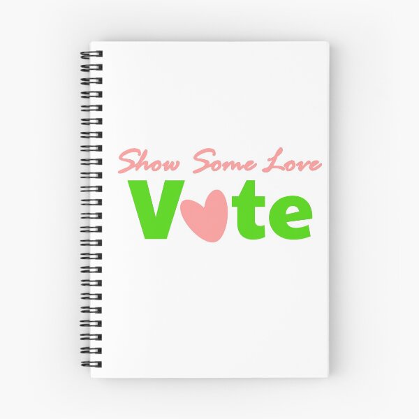 Item preview, Show Some Love Vote Pink and Green designed and sold by MoneekDesigns.