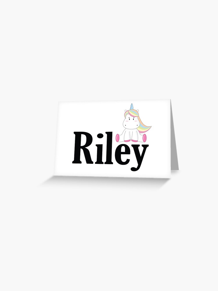 Riley Name | Greeting Card