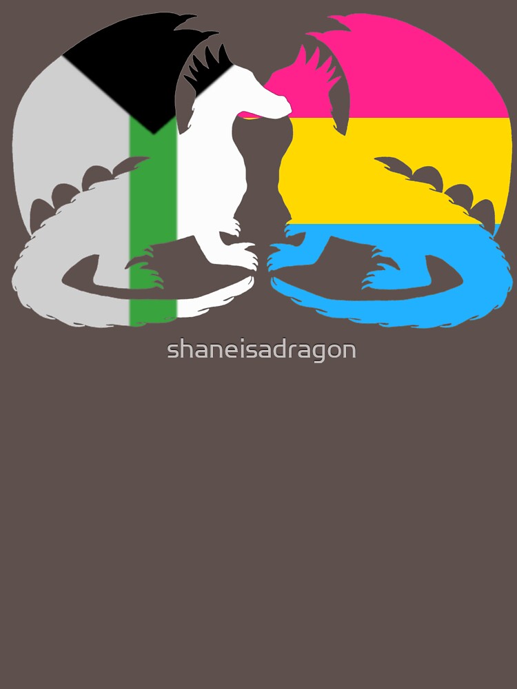 Demiromantic Pansexual Pride Dragons T Shirt For Sale By Shaneisadragon Redbubble 3514