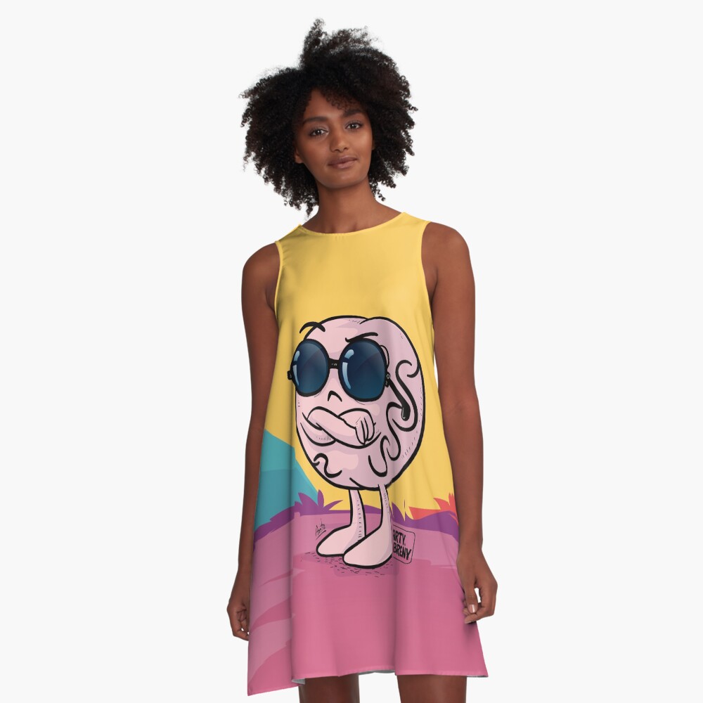 J&B - Breny fashion Vestido acampanado
