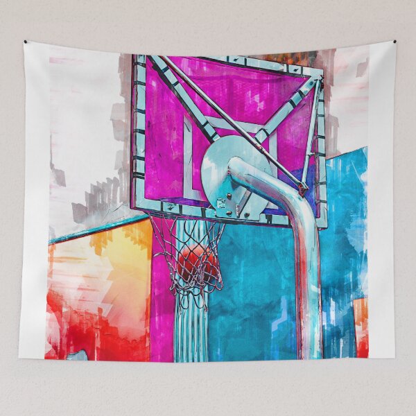Item preview, Basketball In The Hoop Paris France designed and sold by ColortrixArt.