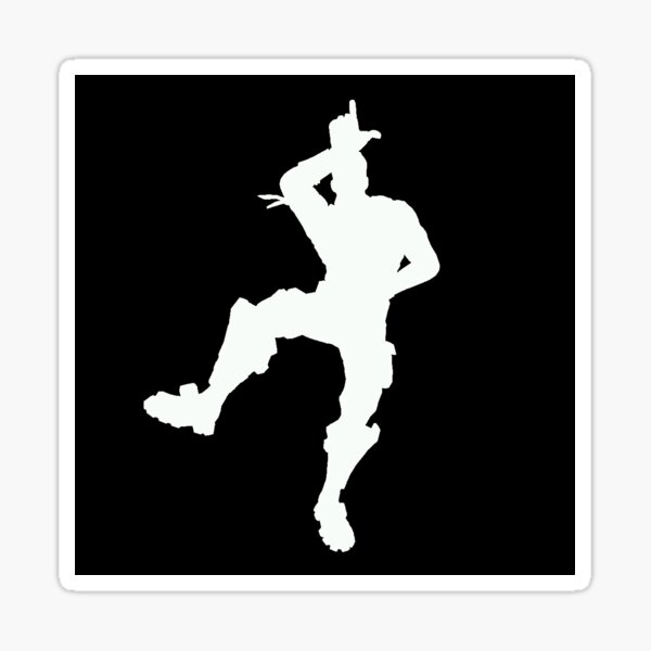 Sticker Fortnite Dance Redbubble - fortnite tänze in robloxflosshype youtube