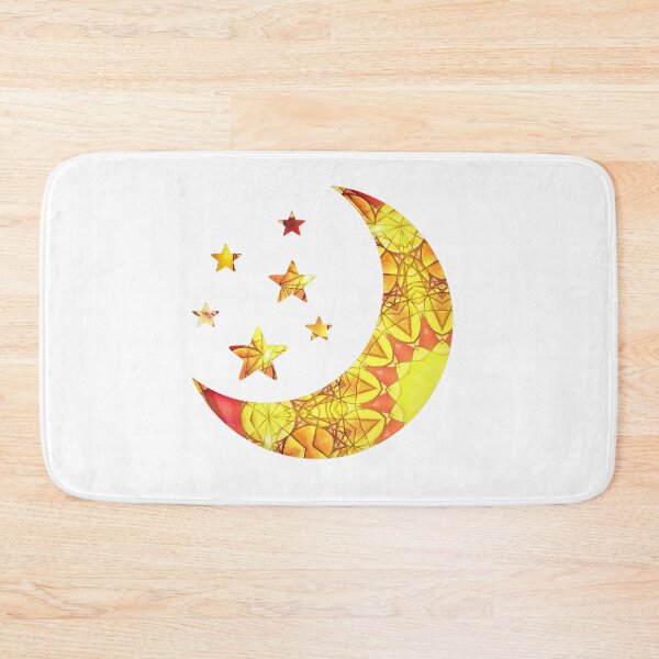 Item preview, Yellow Moon and Stars designed and sold by Michell Rosenthal.