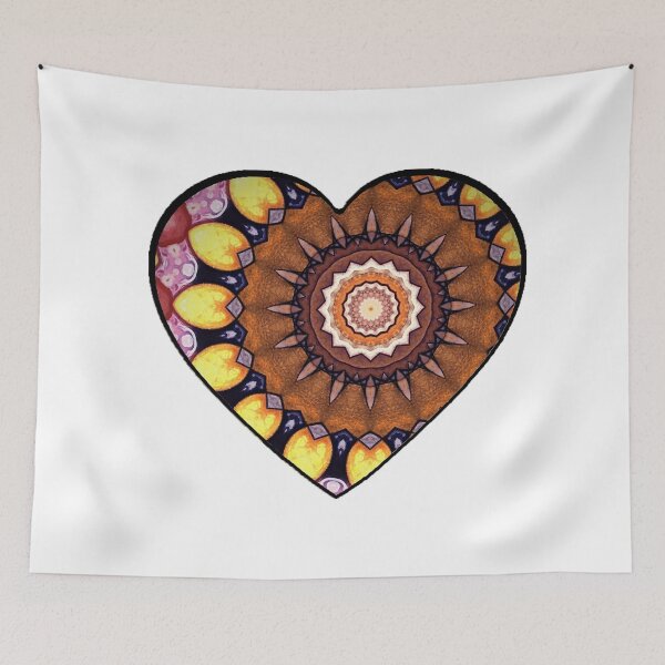 Item preview, Lighted Mandala Heart designed and sold by Michell Rosenthal.