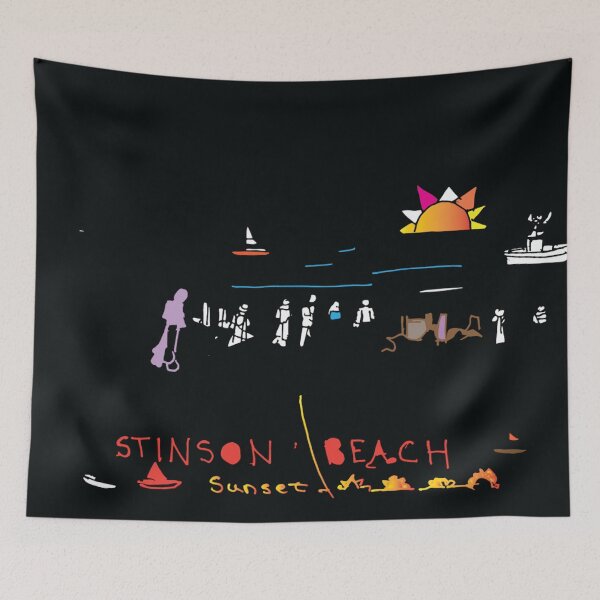 Item preview, Stinson Beach at Sunset, TeresaTown at Redbubble 2020 designed and sold by Mark Stansberry.