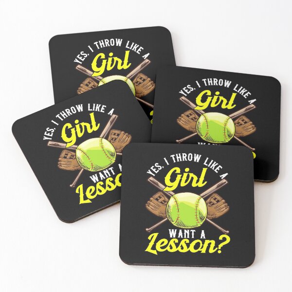 Item preview, Yes I Throw Like a Girl Want a Lesson? Pitcher designed and sold by perfectpresents.