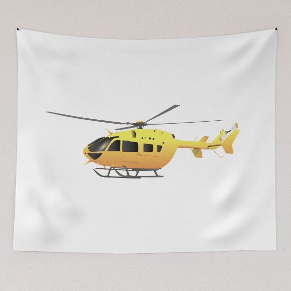 Item preview, Yellow Modern Helicopter designed and sold by NorseTech.
