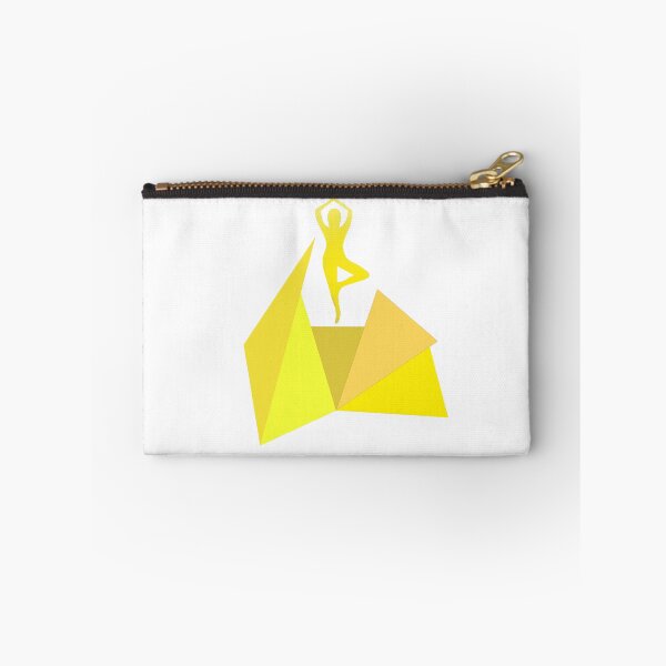 Item preview, Yoga wellness graphic triangles yellow designed and sold by BrunoWeicker.