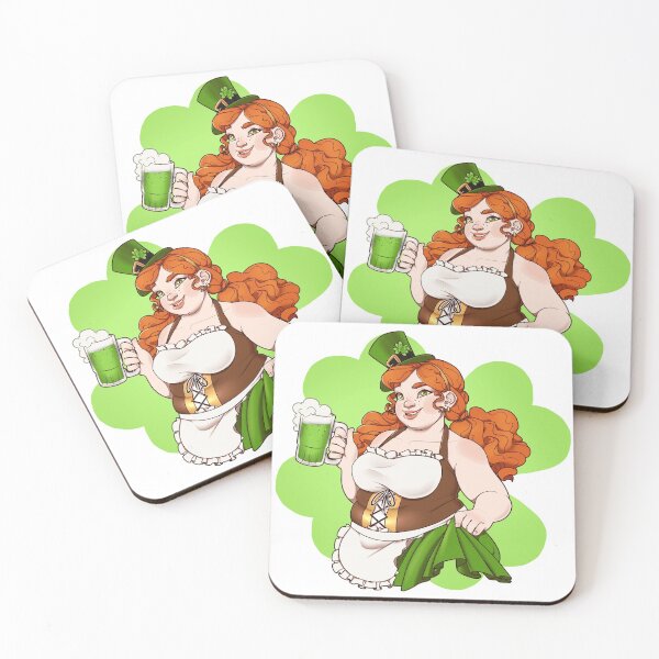 Item preview, Kiss Me, I'm Irish - St. Patrick's Day Barmaid designed and sold by Pixie-Styx.
