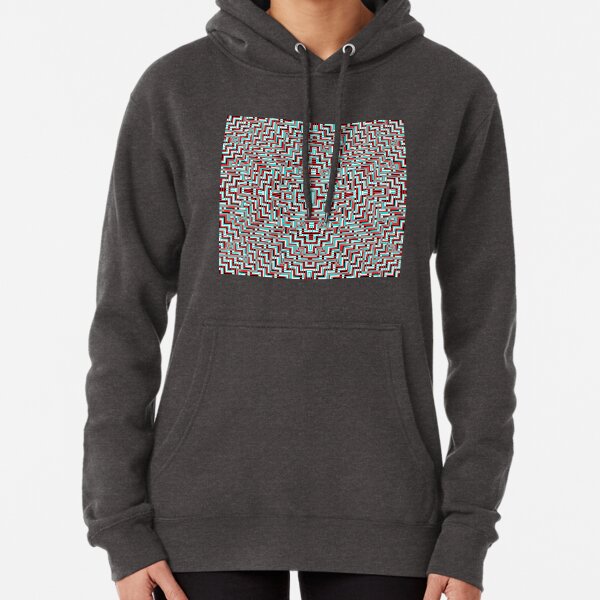 Psychedelic Hypnotic Visual Illusion Pullover Hoodie