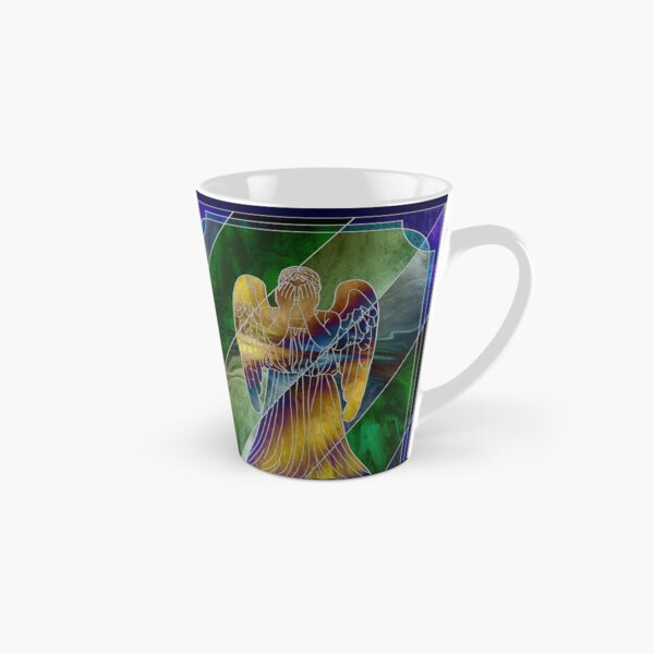 Weeping Angel Stained Glass Tall Mug