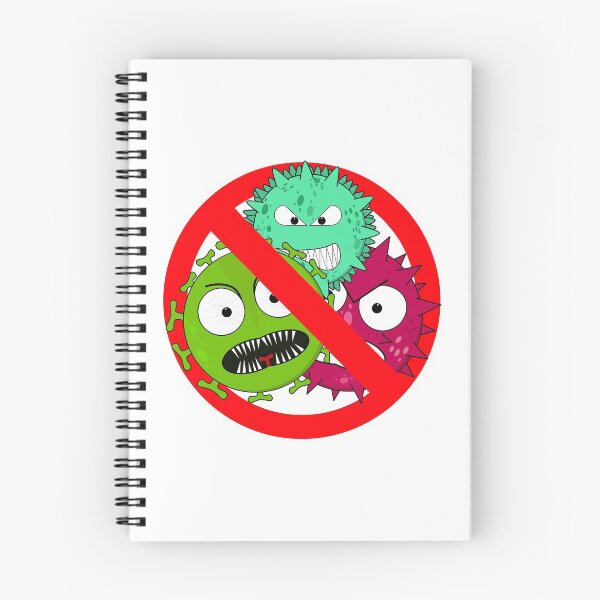 Item preview, Virus free zone sign designed and sold by NerdySherds.