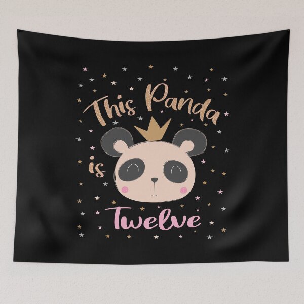 Item preview, This Little Panda Is Twelve Years Old 12th Girl Birthday print designed and sold by Grabitees.