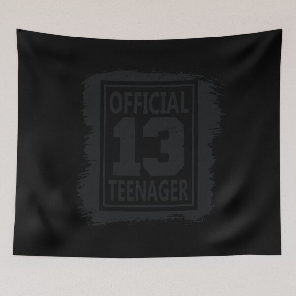 Item preview, Official 13 Teenager Kids 13th Birthday Gift for Boys print designed and sold by Grabitees.