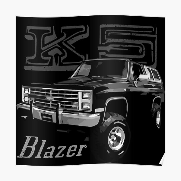 Retro Chevy K5 Blazer Poster