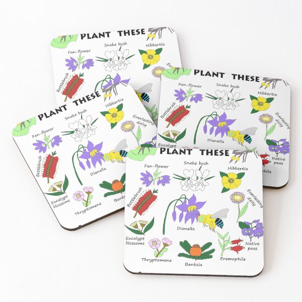 Item preview, Plant these, save the native bees designed and sold by BeeBabette.