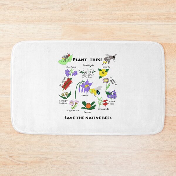 Item preview, Plant these, save the native bees designed and sold by BeeBabette.