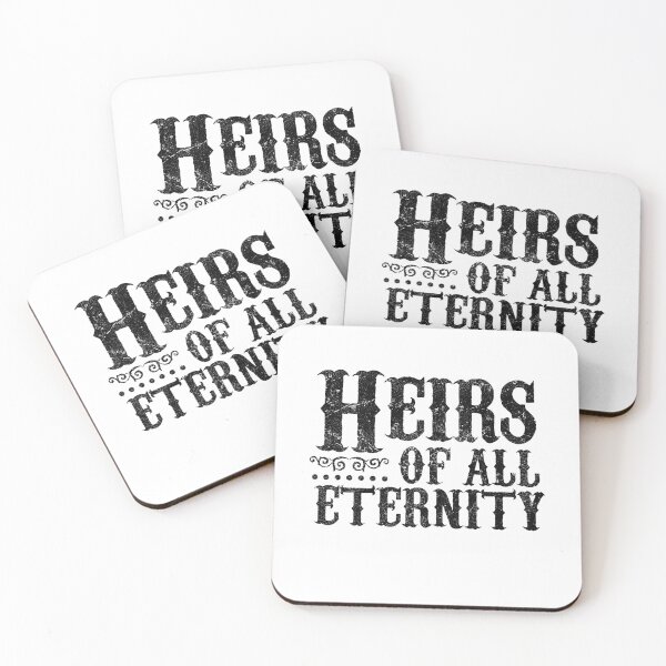 Item preview, Heirs of all Eternity rustic lettering designed and sold by Fashionmonger.